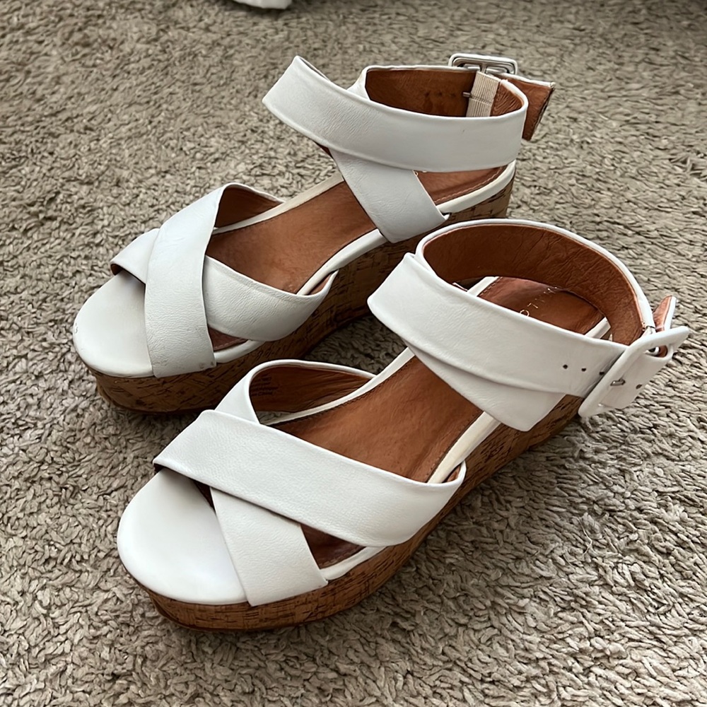 Halogen Platform Wedge Sandals